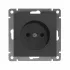 Розетка 2P Universal Афина 16А графит А0022-Gr
