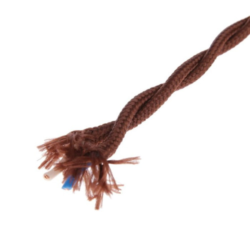 Провод РЕТРО 2х1,5 мм2 коричневый МЕЗОНИНЪ GE70141-04