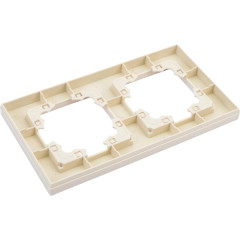 Рамка 2-пост UNIVersal Афина сл.кость A0044-I