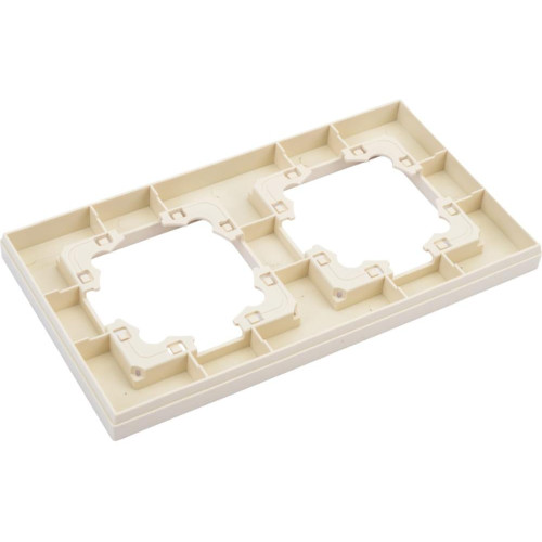 Рамка 2-пост UNIVersal Афина сл.кость A0044-I