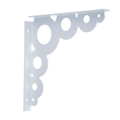 Кронштейн для полок 182*182*1,5 Белый