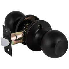 Защелка DK672 BL BL-PS (без фик.) черный (49487) (PUNTO)