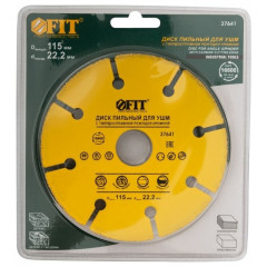 Диск пильный FIT для УШМ Мультирез 115x22,2 (37641)