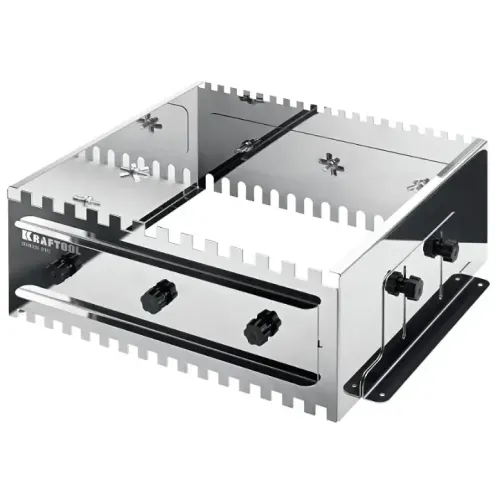 Раздвижная гребенка для плитки KRAFTOOL BUNKER-4 зуб 8, 10, 12 мм, полукруг 10х20 мм (08081)