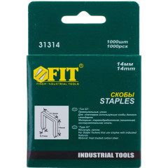 Скобы для степлера FIT тип 53, 14 мм 1000 шт (31414)