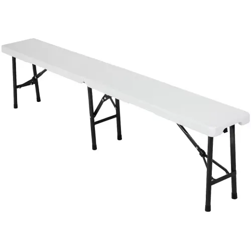 Скамья садовая Green Days 180*25*43см белая YTHD211 (510750)