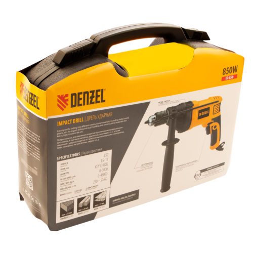 Дрель DENZEL ID-850 (26309) (*15)