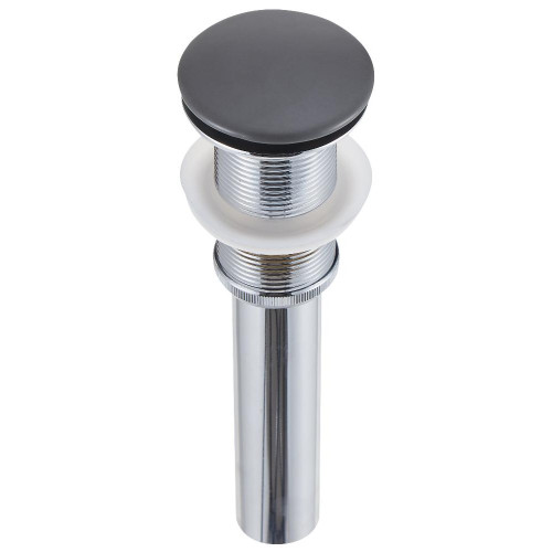 Донный клапан для раковины EVA GOLD EG6 серый матовый