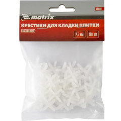Крестики для плитки MATRIX 2,5мм 100шт (88088)