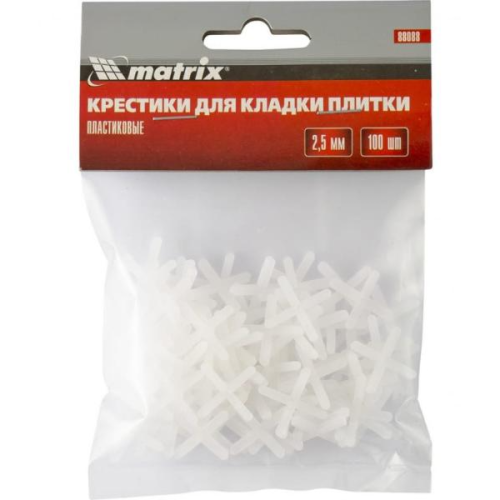 Крестики для плитки MATRIX 2,5мм 100шт (88088)