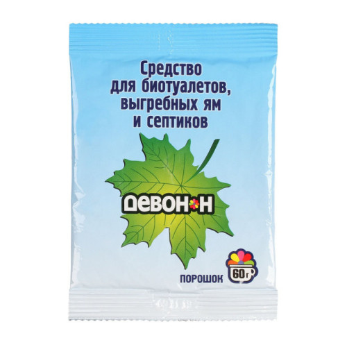 Биоактиватор ДЕВОН-Н 60 г для септиков и выгребных ям (218784)