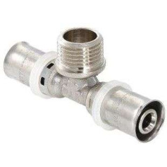 Тройник пресс VT ф 16 мм х 1/2