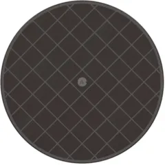 Стол пластм круглый Атлант мокко 900х900х765мм М 8942 (501655)