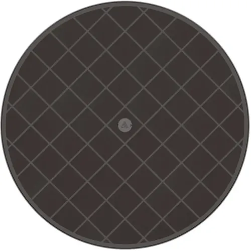 Стол пластм круглый Атлант мокко 900х900х765мм М 8942 (501655)