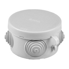 Коробка распред. D65х40мм IP55 с гермоввод. HEGEL КР2601 (82624)