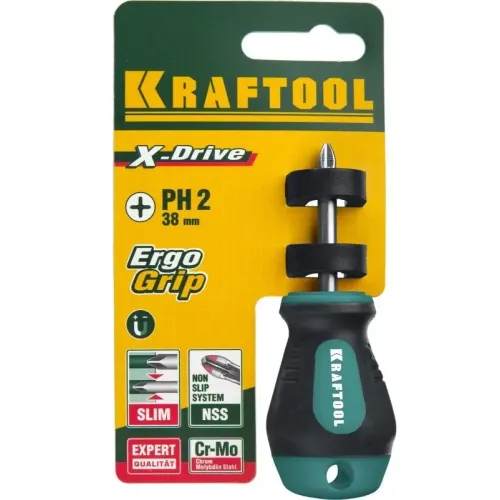 Отвертка KRAFTOOL Х-Drive PH 2х38 мм (250072-2-038)