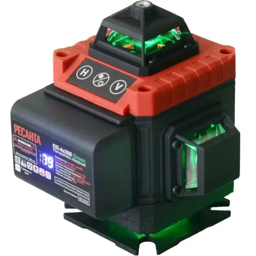 Уровень лазерный РЕСАНТА ПЛ-4Х360ШС Green (61/10/545)