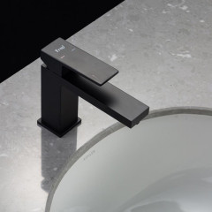 Смеситель для умывальника FRAP F1091-6 чёрный