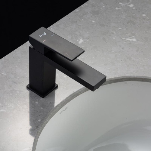 Смеситель для умывальника FRAP F1091-6 чёрный