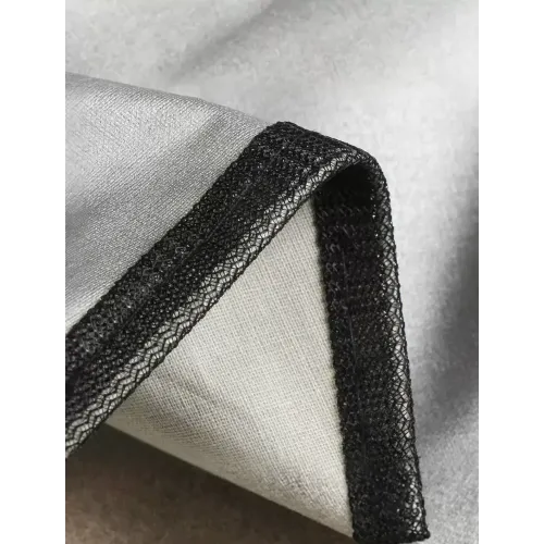 Чехол для гладильной доски 110х34см, серый, на шнурке, тефлон (489045)