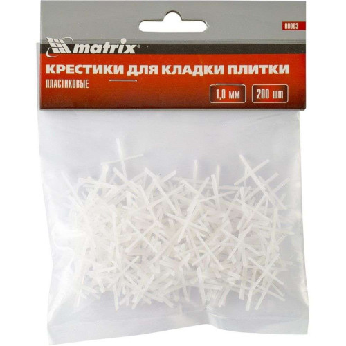 Крестики для плитки MATRIX 1мм 200шт (88083)