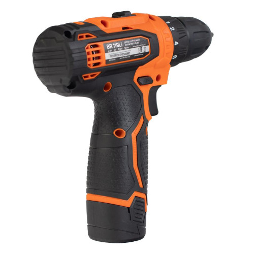 Шуруповерт PATRIOT BR 119Li, 12В, 2Ач, две батареи (*15)