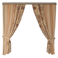 Комплект Портьер Ле-Гранд Бона 140*160, с подхватами (В уп. 2шт.) (ЦЕНА ЗА УП.)