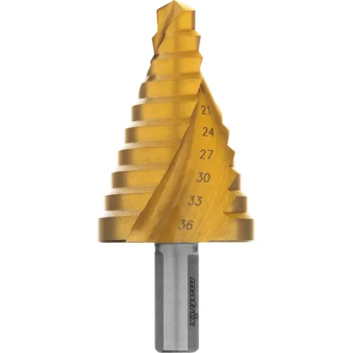 Сверло по мет. ступенчатое MATRIX HSS 9-36 мм (72358)