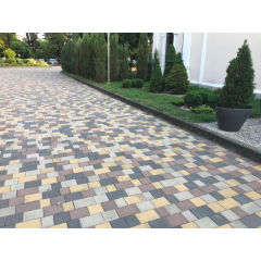 Плитка тротуарная вп  Новый город 60 (Грей) ЯР (кратно ряду 1,145м2 (13,74 м2/п)