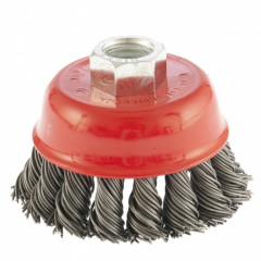 Щетка для УШМ MATRIX чашка, витая 65 мм (74621)