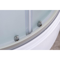 Душевая кабина EVA GOLD 80х120см выс. поддон, белое заднее стекло, правая F122WS-R (3кор.)