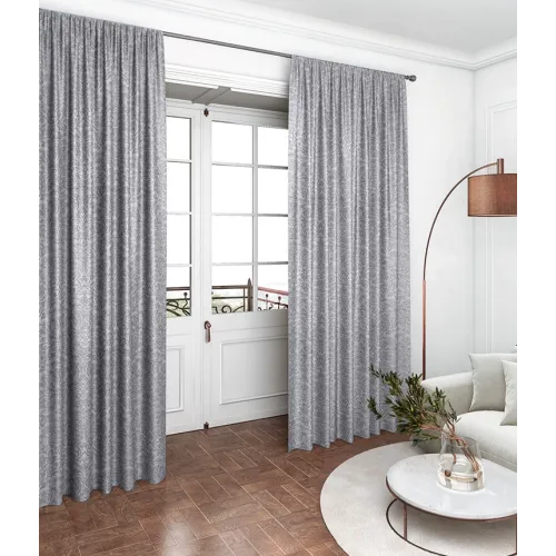 Портьера Ле-Гранд Флоренция 175*260 серебро