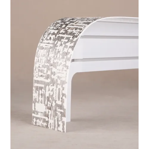 Карниз Ле-Гранд Бруно 2,0м (2ряд) серебро-патина с поворотами (3)