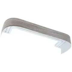 Карниз Ле-Гранд Галант 7см 2,0м (2ряд) дуб оксфорд с поворотами (5)