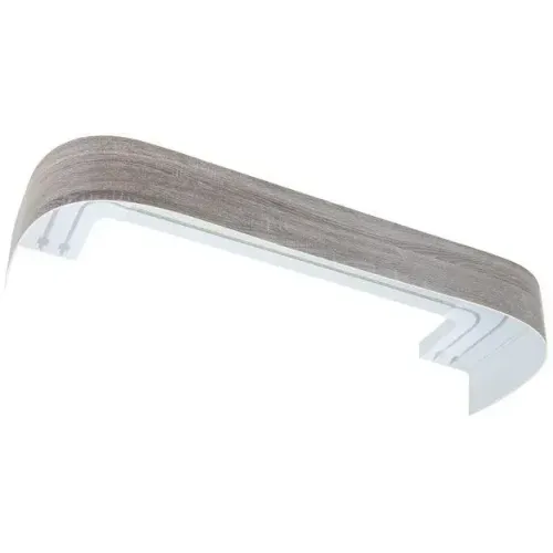 Карниз Ле-Гранд Галант 7см 2,0м (2ряд) дуб оксфорд с поворотами (5)