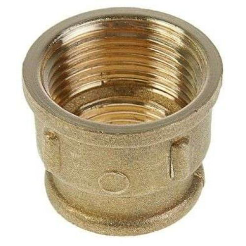Муфта переходная латунная ф 1/2