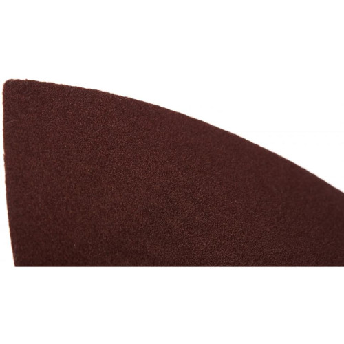 Насадка для резака ПРАКТИКА (240-423) шлиф.листы, дельта, VELCRO БЕЗ отверстий 80 мм, P40, 80, 120, 240, набор 12 шт.