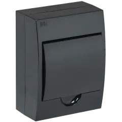 Бокс ЩРН-П-6 модуля навесной пластиковый черный IEK MKP12-N-06-41-K02 (1330865)