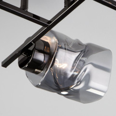 Светильник EUROSVET 30165/4 черный/жемчуг(11м2)