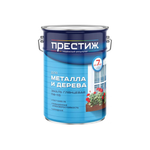 Эмаль ПФ-115 ПРЕСТИЖ синяя 6 кг