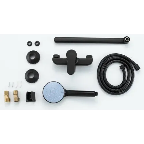 Смеситель для ванны FRUD R22157-6, чёрный