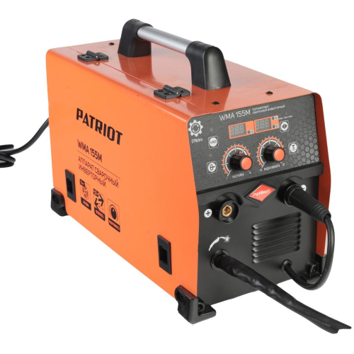 Аппарат сварочный  п/а PATRIOT WMA 155M (MIG/MAG/MMA) (*20)