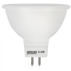 Лампа GU5.3 светодиод.3,5Вт 3000К GAUSS (260Lm)