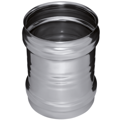 Дымоход адаптер ММ 0,8мм Ф120 нержавеющая сталь (Феррум)