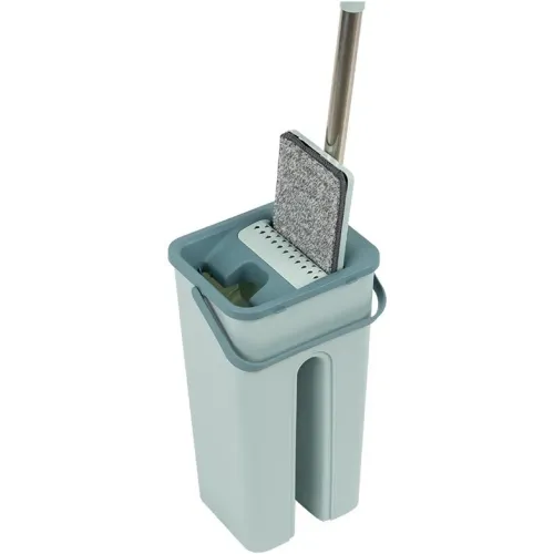 Швабра РЫЖИЙ КОТ CLEAN HANDS ведро с отжимом, швабра, насадки 310459 (227408)