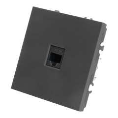 Розетка PC ЭМИЛИ черный RST00-5117-05