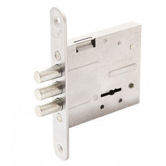 Замок врезной б/руч. BORDER 76600 ЗВ8-4С/13 (КЦ-71).ЗП7.НШ-014.1Ш3.У2 (00448)