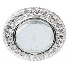 Свет. точ. ECOLA LD7009 GX53-H4 Кристалл прозрачный/хром(622582)