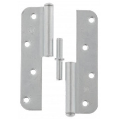 Петля карточная Кунгур 130 цинк левая (06390)