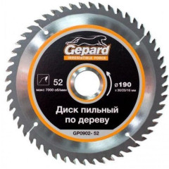 Диск пильный GEPARD 190х30/20/16z52(GP0902-52)